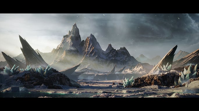 Marc Carratala Student Real-time Virtual Production Mountains